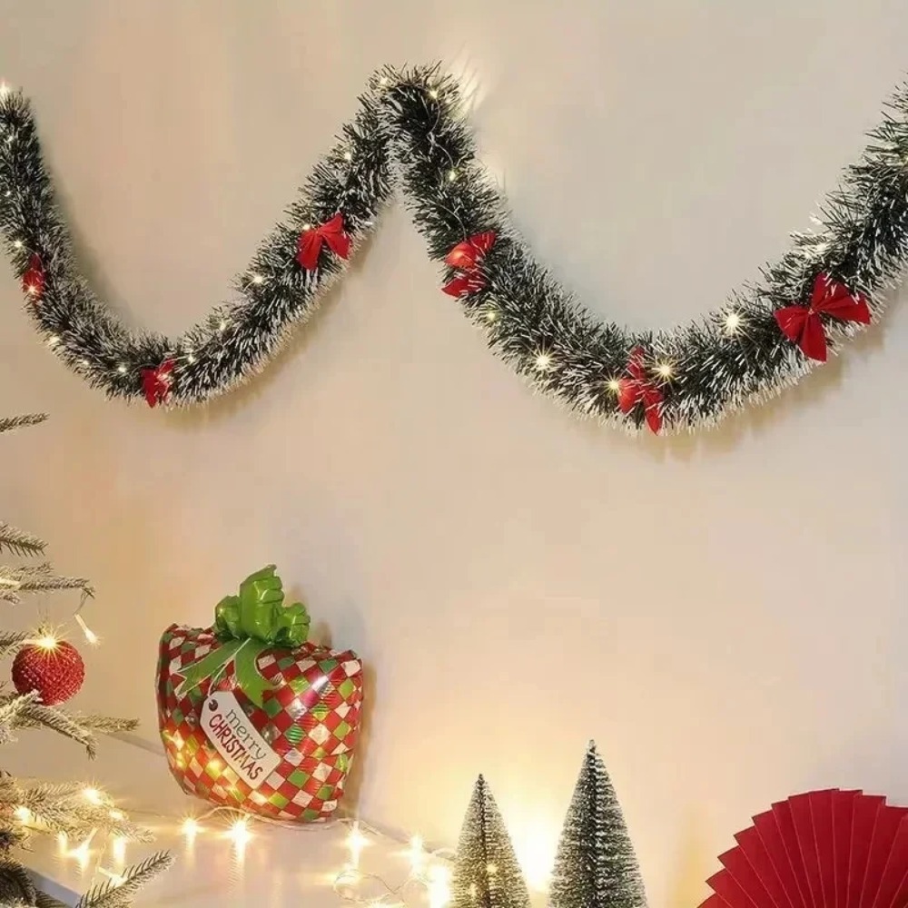 Led Fairy String Lights - Natal enfeites guirlanda artificial guirlanda de