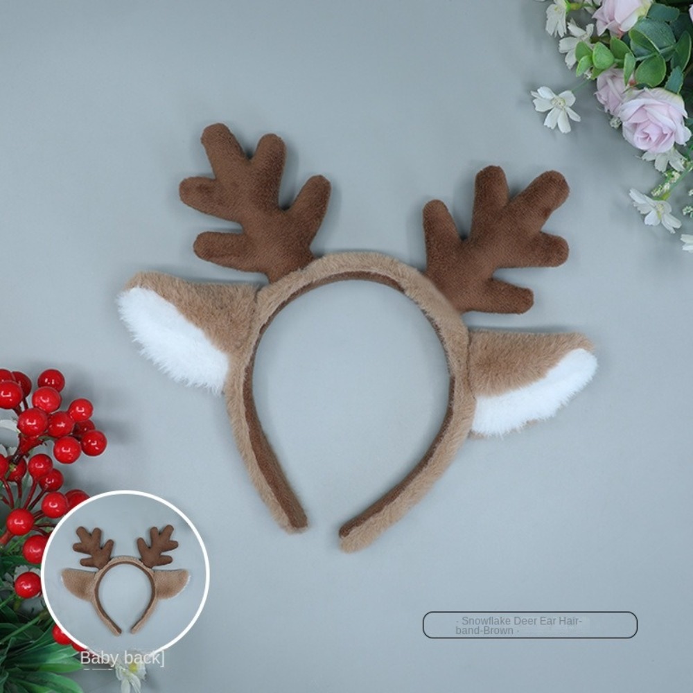 Macio natal bandana fofo cospl - Reindeer Antlers Headband avaliação e preço