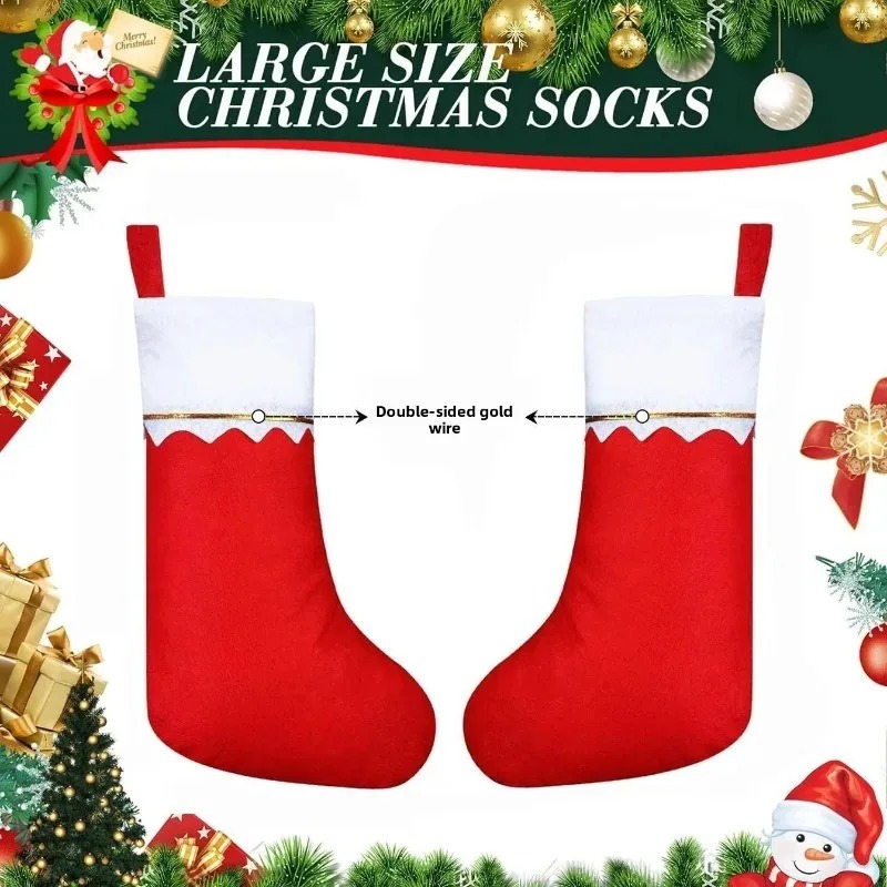 Conjunto de 12-24 Meias de Nat - Christmas Stocking Hanging avaliação e preço