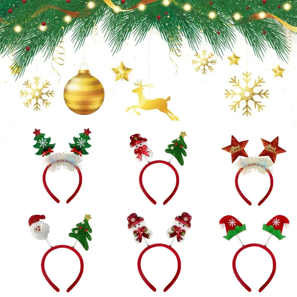 10 pçs natal hairband festa de - Reindeer Antlers Headband avaliação e preço