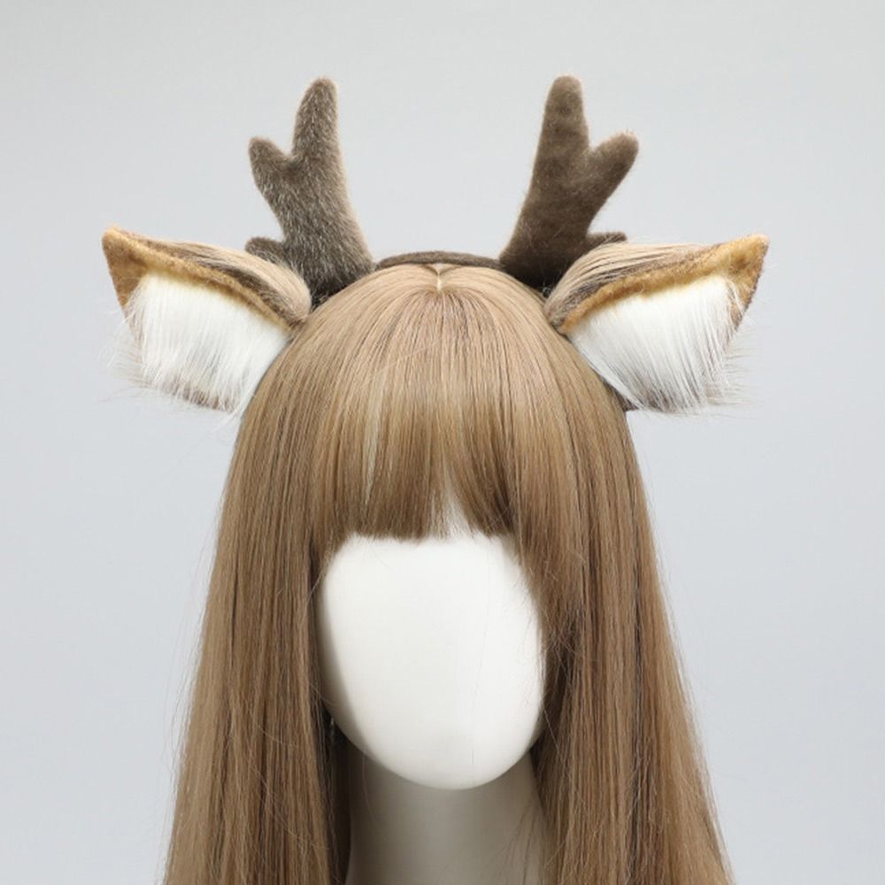 Unissex orelhas de veado rena  - Reindeer Antlers Headband avaliação e preço