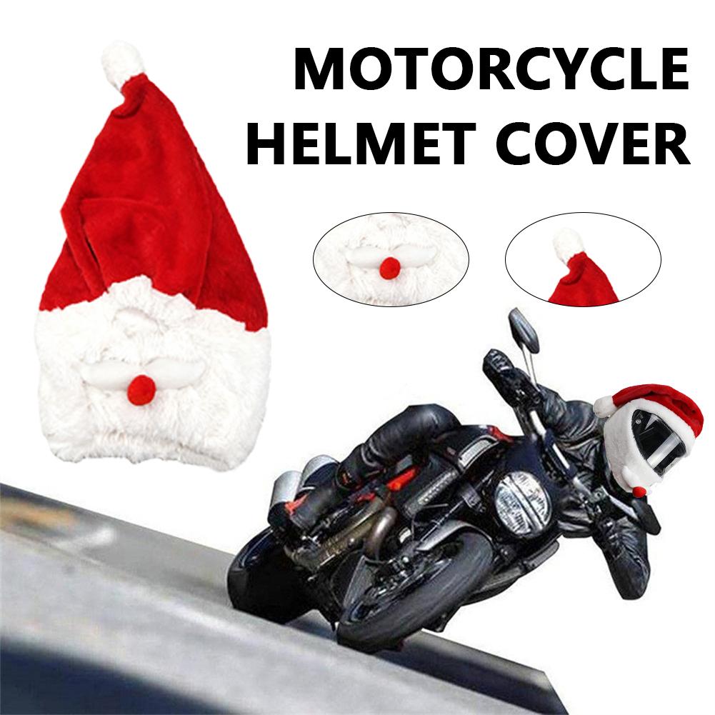Motocicleta papai noel engraça - Santa Hat Plush avaliação e preço
