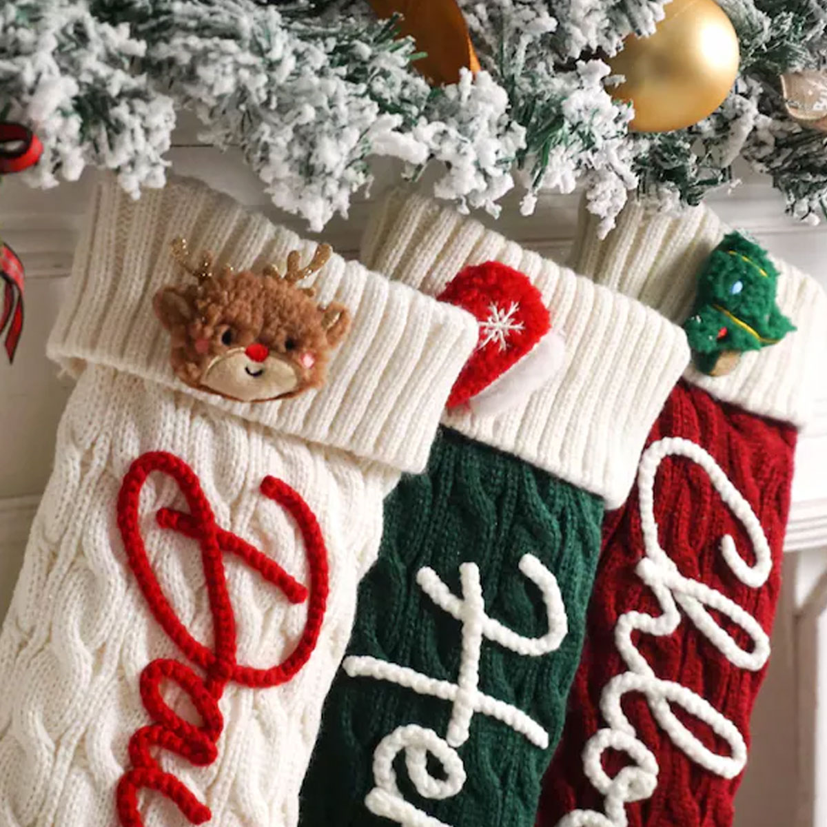 1 Par de Meias Decorativas de  - Christmas Stocking Hanging avaliação e preço